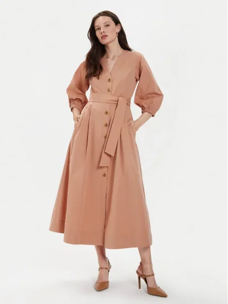 TWINSET Rochie tip cămașă portocaliu