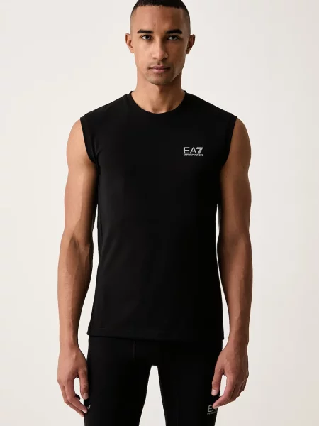 Emporio Armani tricou de antrenament pentru bărbați negru