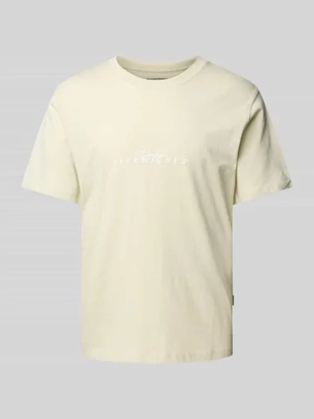 T-shirt z nadrukiem z logo model ‘VARENNA’ Jack & Jones