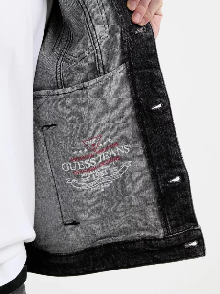 Джинсовая куртка Guess Jeans серая