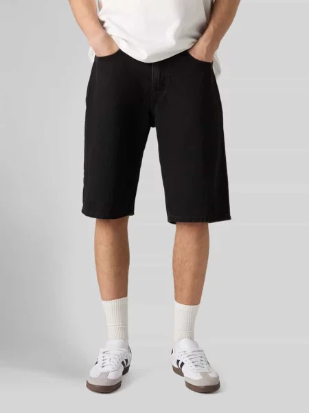 Bermudy z szeroką nogawką model Levi's czarne