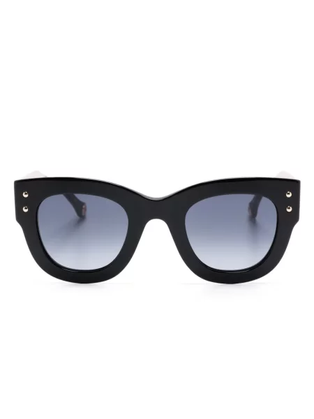Ochelari de soare rotunzi Carolina Herrera negru
