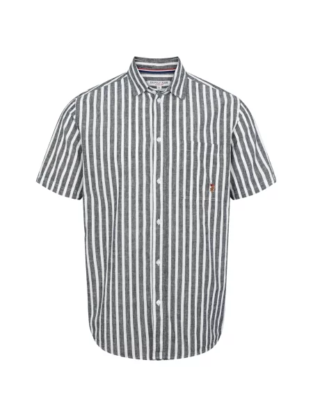U.S. POLO ASSN. Cămașă UMMarli safir / maro / roșu alb