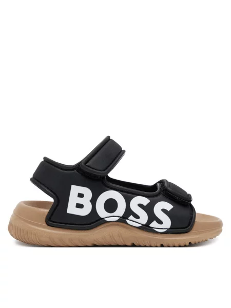 Sandały BOSS czarne