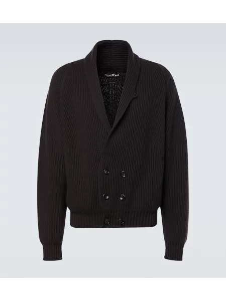 Cardigan Tom Ford din cașmir gri