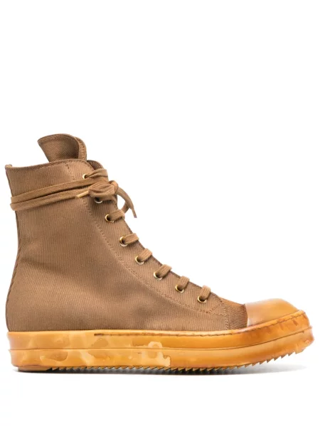 Sneakerși Rick Owens Drkshdw din canvas maro
