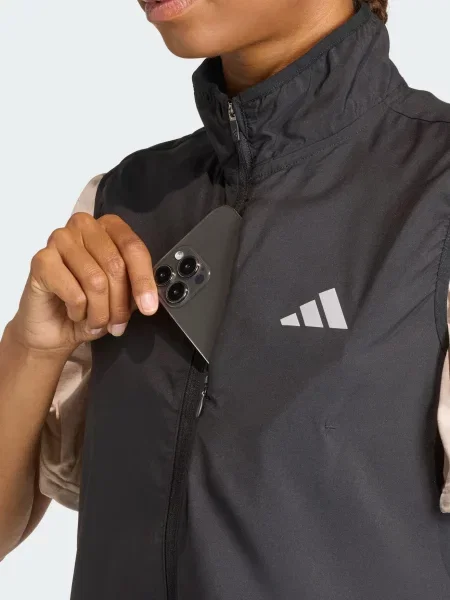 Adidas Vestă elegantă Running negru