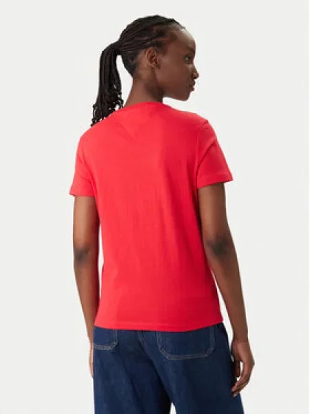 Tričko Tommy Jeans červené