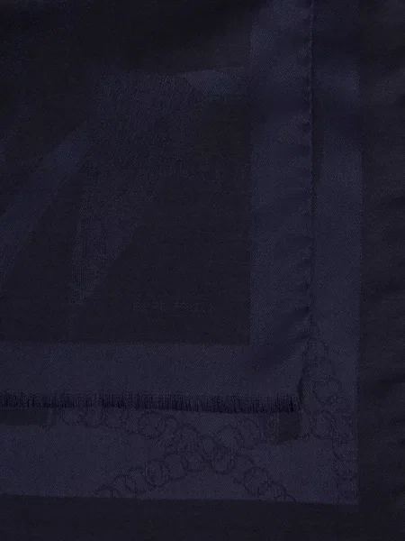 Fular Etro de lână albastru