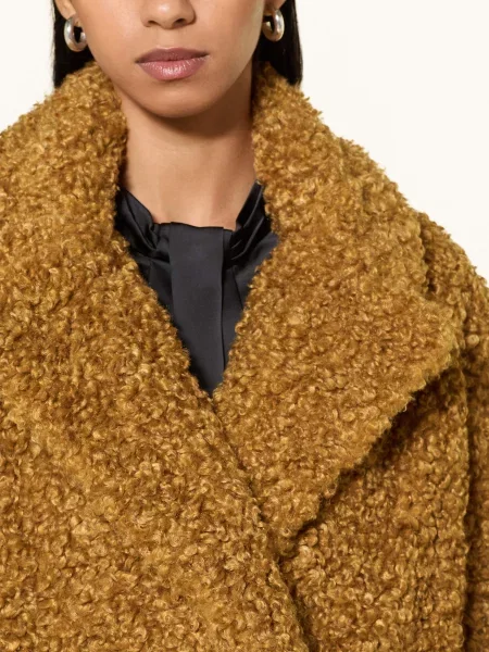 Hugo Płaszcz Z Pluszowego Materiału Malite braun