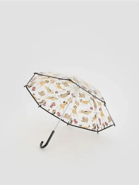 Reserved Umbrelă alb