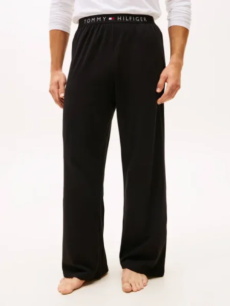 Tommy Hilfiger Pantaloni de pijama | Relaxed fit negru