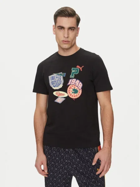 Puma Tricou Sports Legacy negru