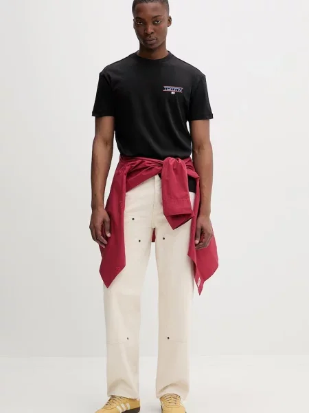 Tommy Jeans kratka majica črna