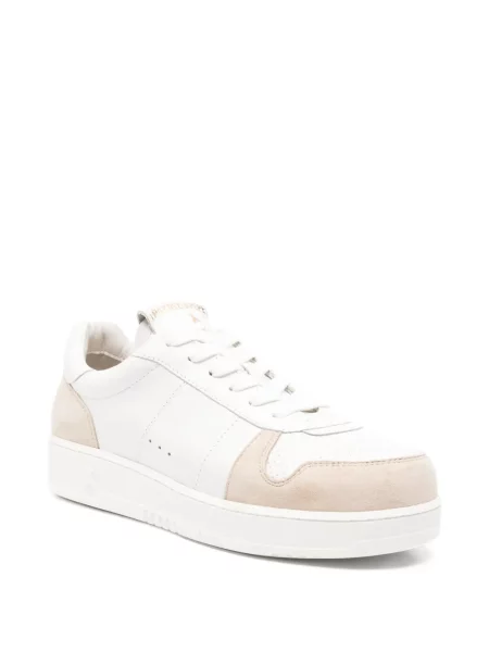 Szarvasbőr sneaker Patrizia Pepe fehér