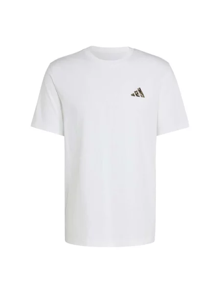 T-shirt adidas Camo Small Logo biała