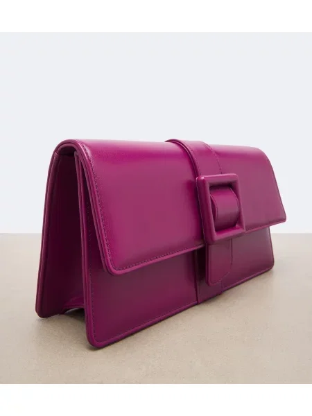 Geantă plic Manolo Blahnik din piele violet