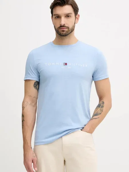 Tommy Hilfiger t-shirt ανδρικό μπλε