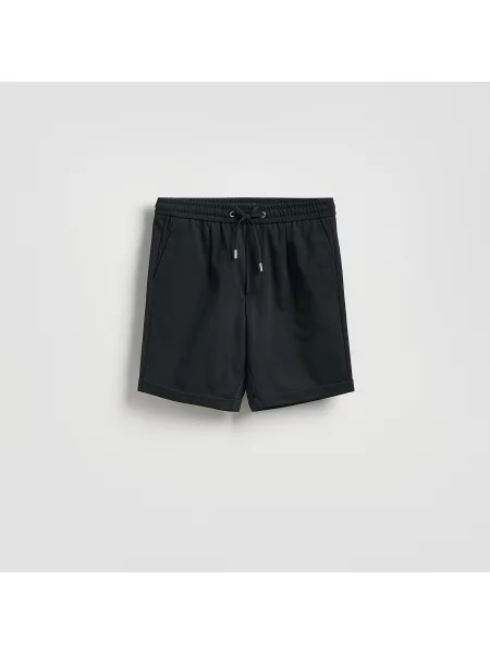 Reserved Šortky regular fit černý