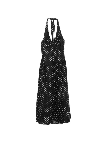 Rochie midi Faithfull The Brand cu buline negru