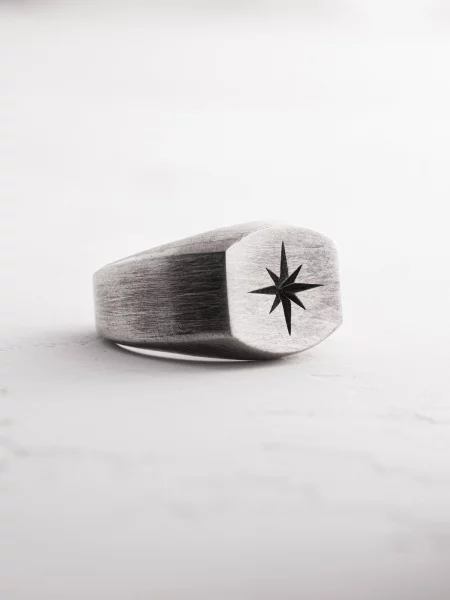 REYTEL Inele POLAR STAR argintiu