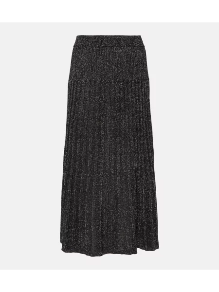 Fustă midi Joseph până la genunchi negru