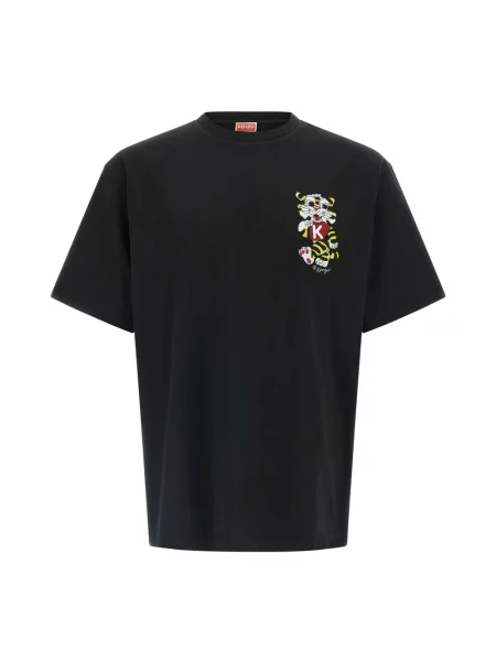 Kenzo GOTS KENZO WILD TIGER EMBROIDE t-shirt czarna