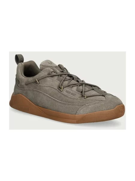 Sneakersy Moon Boot zamszowe zielone