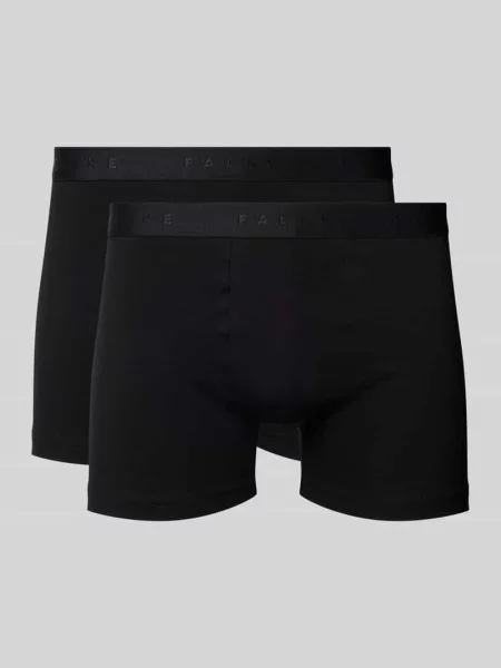 Obcisłe bokserki z elastycznym paskiem z logo model Daily Comfort' Falke czarne