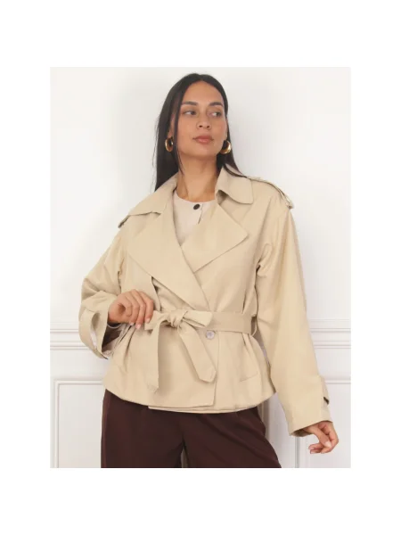 Palton La Modeuse bej