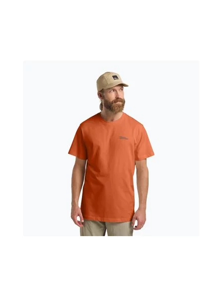 Футболка Jack Wolfskin Essential burned orange помаранчева