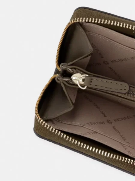 Portfel Michael Michael Kors skórzany zielony