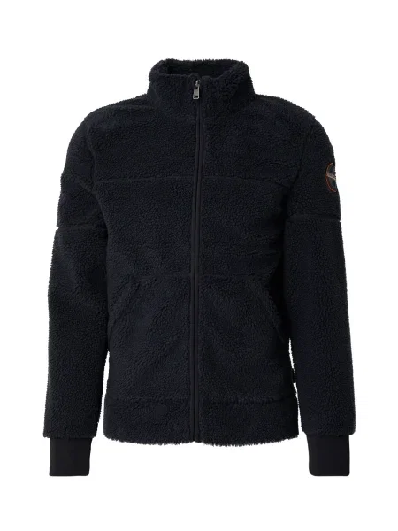 NAPAPIJRI Jopa iz flisa TARALGA črna / off-bela bela