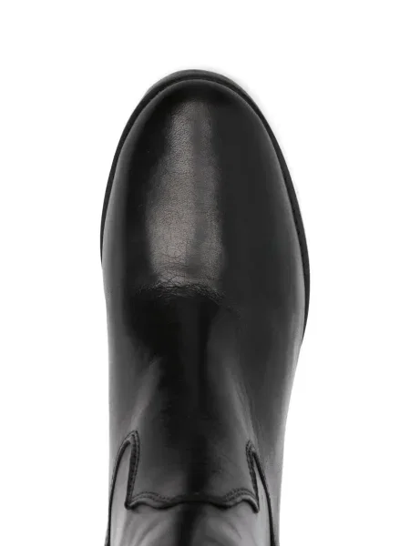Cizme scurte Julie Dee din piele negru