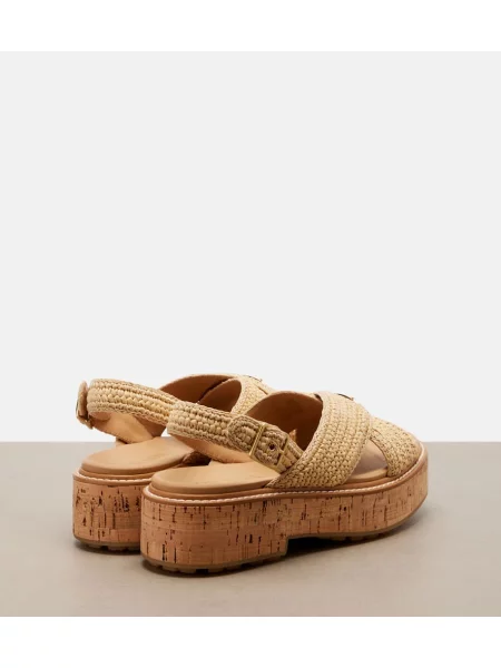 Sandale Prada slingback bej