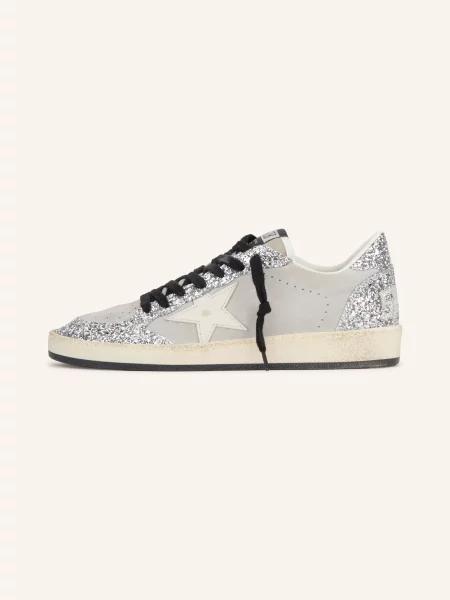 Golden Goose Sneakersy Ball Star černošedá / stříbrná bílá