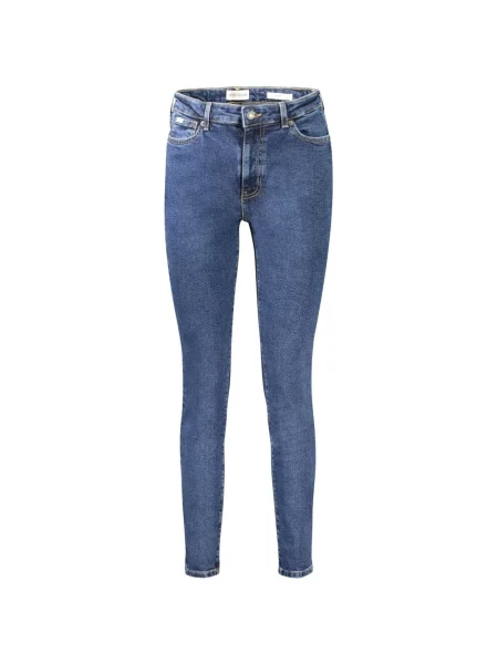 Skinny jeansy skinny Guess Jeans niebieskie
