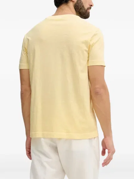 Tricou Gant cu autograf galben