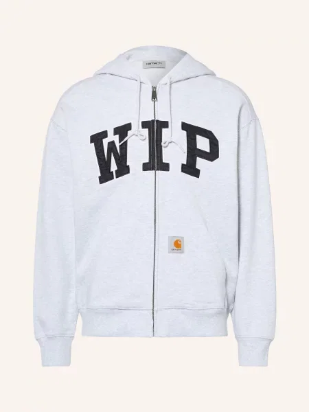 Carhartt Wip Mikina světle šedá černá