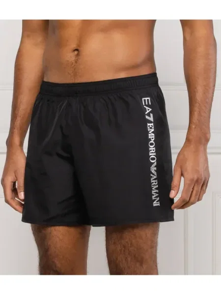 Fürdőruha Ea7 Emporio Armani fekete