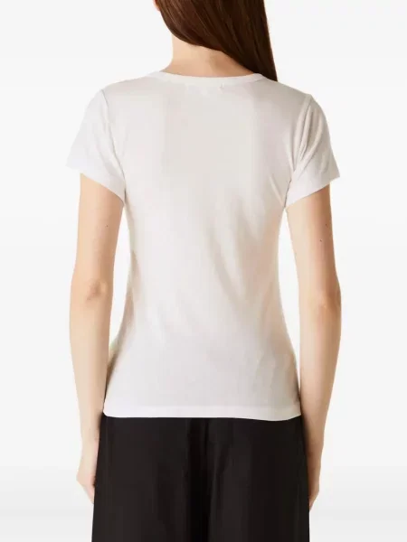 Tricou Eterne cu decolteu rotund alb
