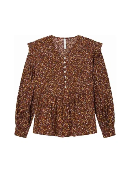 Gyerek denim ruha Pepe Jeans barna