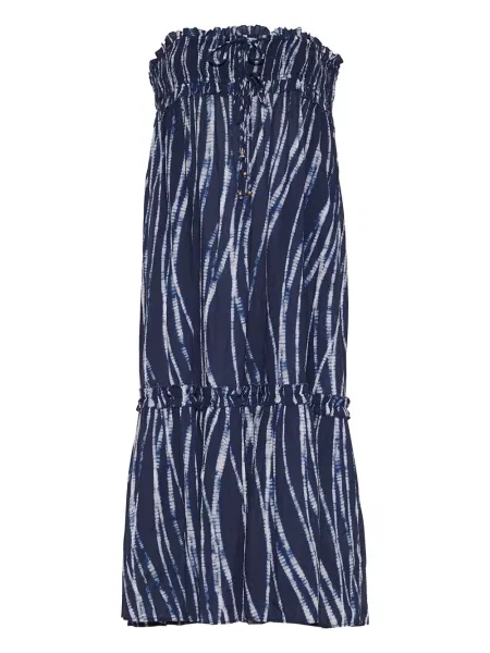 Fustă Cara Cara cu volane albastru