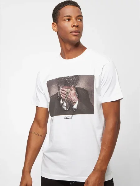 Tricou Mister Tee alb