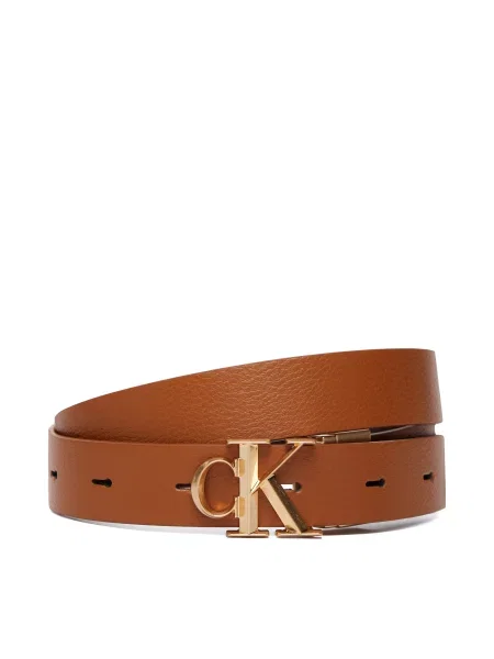 Dámský pásek Calvin Klein hnědý