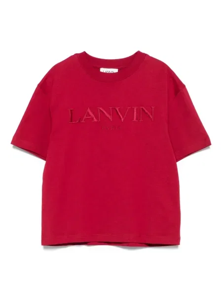 Koszulka dziecięca Lanvin Enfant czerwona