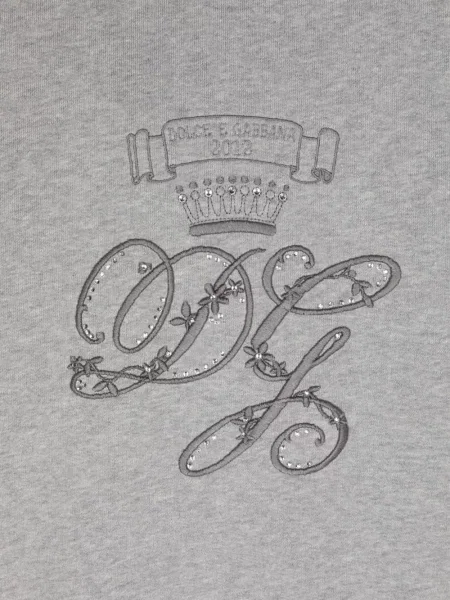 Bluza dziecięca Dolce And Gabbana szara