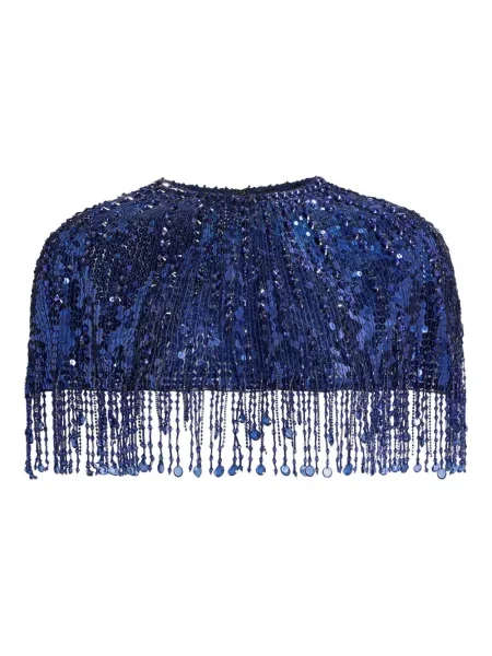 Maksi sukienka maxi Jenny Packham garniturowa niebieska