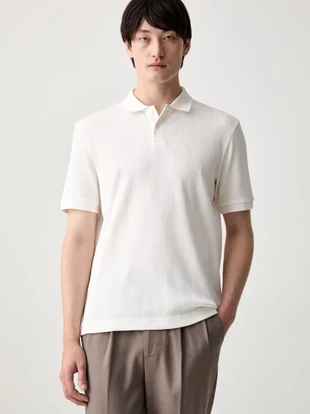 Tricou polo Marc O'polo bej