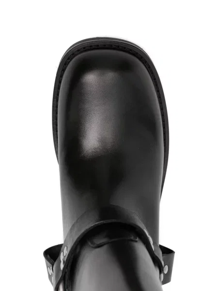 Botine P.a.r.o.s.h. cu cataramă cu tepi negru